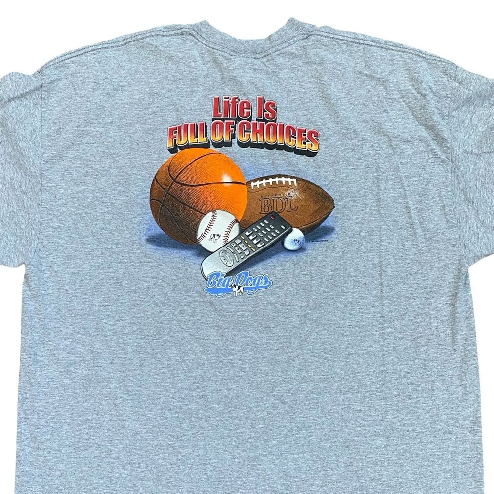 Vintage Y2K Big Dogs Sports Tee